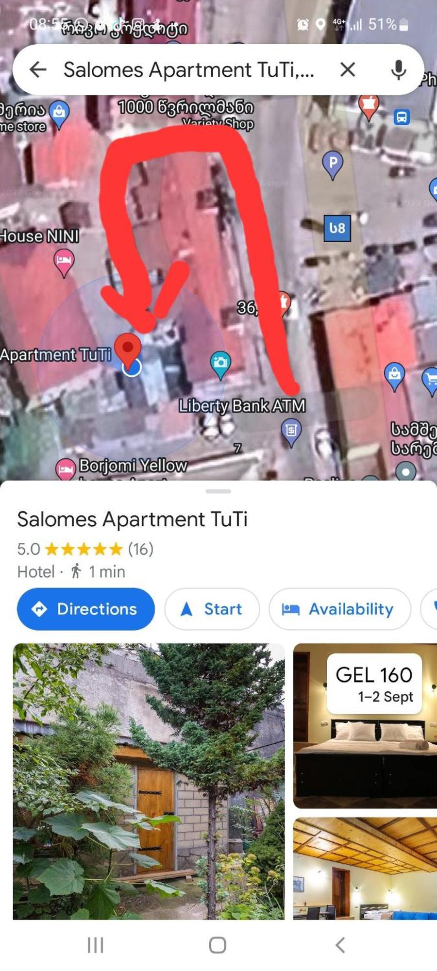 Salomes Apartment Tuti 보르조미 외부 사진